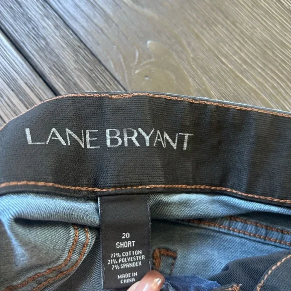 Lane Bryant Women's Straight Leg Jeans - Dark Blue - Picture 5 of 12